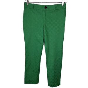 Banana Republic Women’s Hampton Pant Kelly Green Ankle Size 2